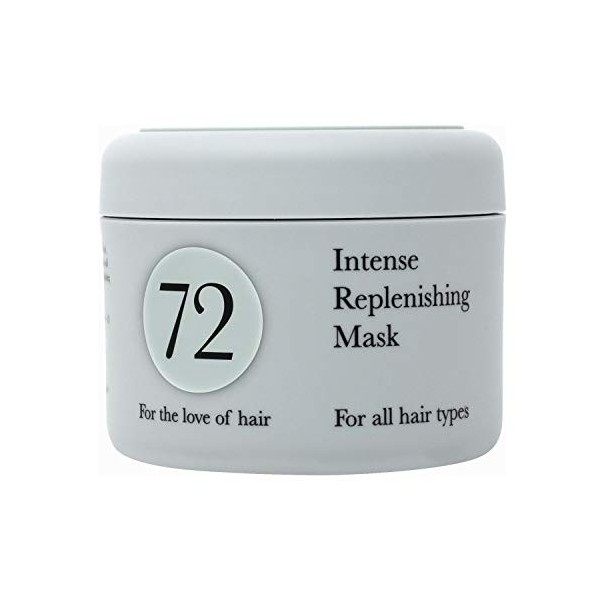 72 Hair Masque de régénération intense pour les cheveux, libre de cruauté et végan, traitement en profondeur, 250ml