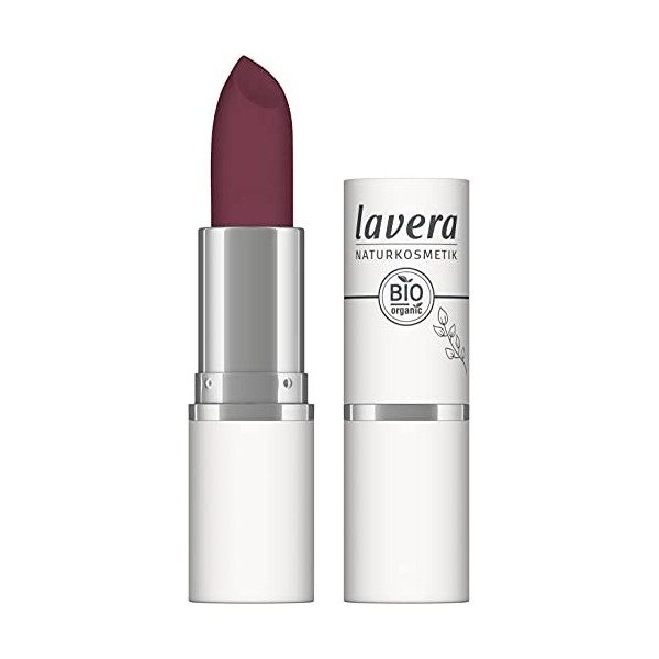 lavera Velvet Matt Lipstick - Tea Rose 03 - Rouges à lèvres - Cosmétiques naturels - sans silicone - Beurre floral bio & Huil