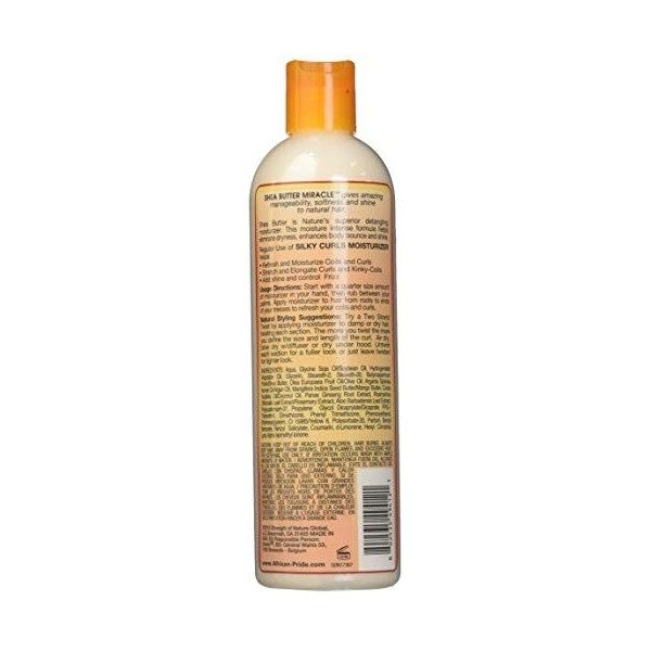 African Pride Shea Butter Miracle Silky Hair Moisturizer Hydratant pour les Cheveux