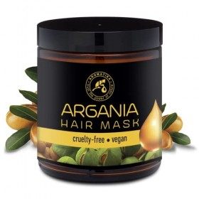 Masque Capillaire à largan 250ml - avec Huile Naturelle dargan et de Noix de Coco pour Tous les Types de Cheveux - Formule 