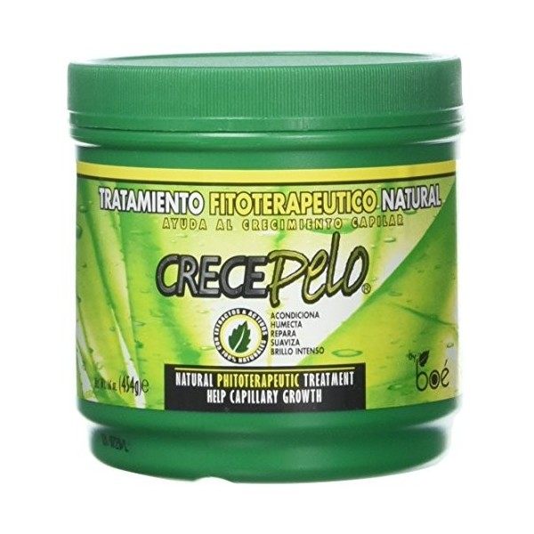 Traitement Crece Pelo 454g– masque pour croissance capillaire, produit repousse cheveux naturel, stimuler la croissance des c