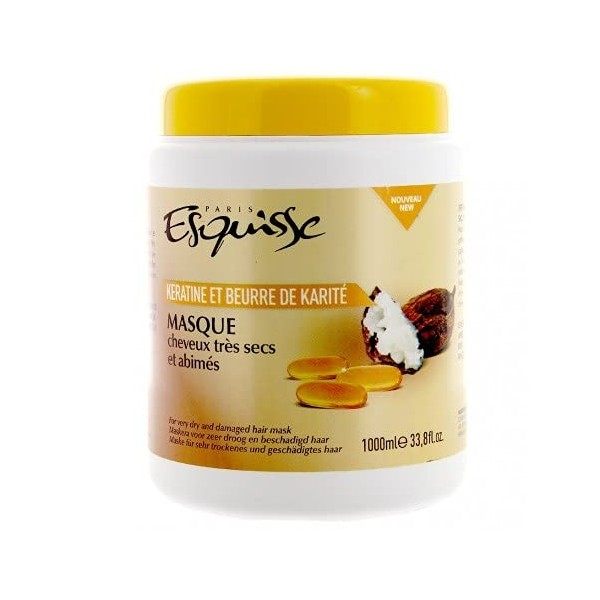 Esquisse - Masque Capillaire Kératine & beurre de karité - 1 litre