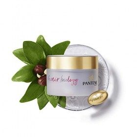 Pantene Pro-V Masque antijaune, Masque Cheveux Professionnel, pour cheveux blancs, grains et Biondes, Hair Biology Réfléchiss