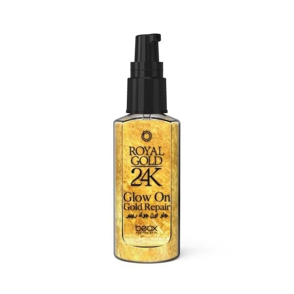 Royal gold 24K lissage brésilien Beox professional glow on 