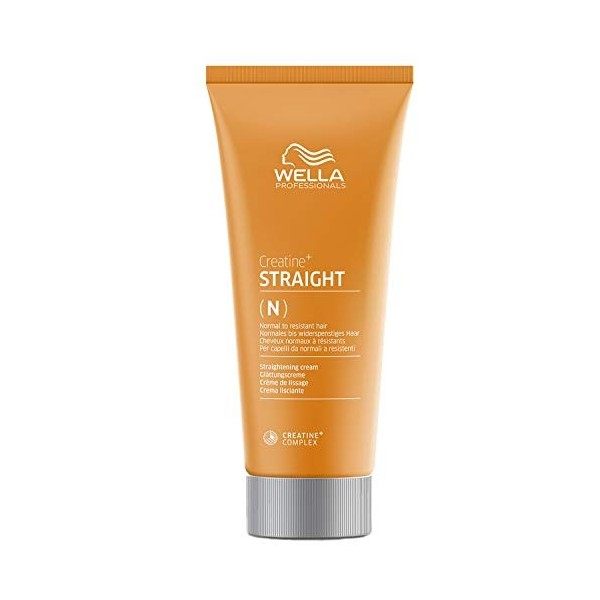 Wella - Creatine Straight, Crème apaisante pour cheveux normaux à résistants