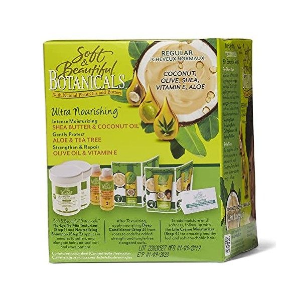 Soft & Beautiful Relaxer Botanicals Texturizer Regular Kit 1ct