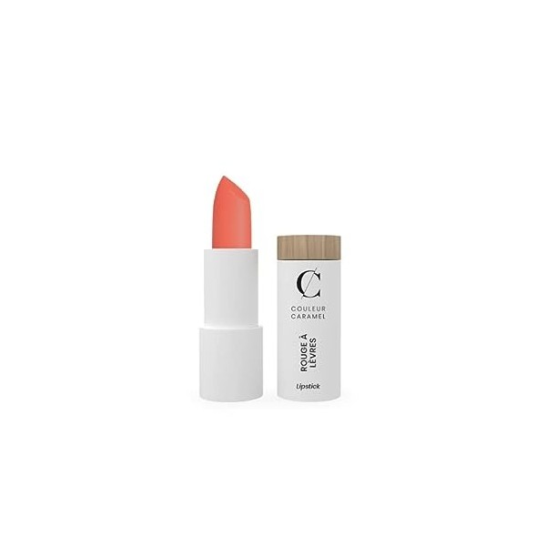 Rouge à lèvres Bio N°508 Coral Charm Couleur Caramel Look Pastel Love 3.5gr vegan cosmetique rose pastel