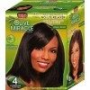 African Pride Olive Miracle Deep Conditioning No-Lye Relaxer - Regular Kit 4-Count by African Pride