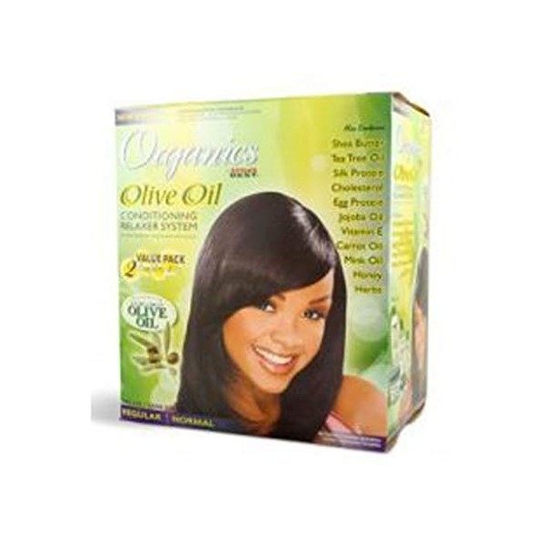 Africas Best Organics Olive Oil Conditioning Relaxer System Regular 2 App by Africas Best