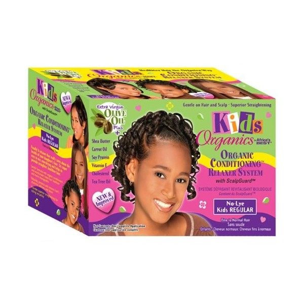 Africas Best Organics Kids Organic Conditioning Relaxer No-Lye Kids Regular by Africas Best