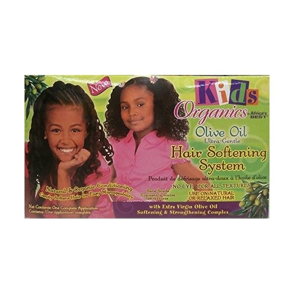 Africas Best Kids Organics Olive Oil Ultra Gentle Hair Softening System