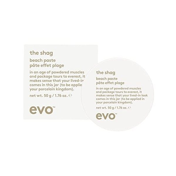 EVO The Shag Beach Paste, cheveux texturés et finition mate, 50 g