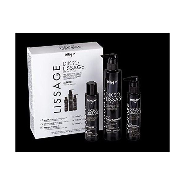 Diksoliss Lissage Brésilien traitement pour les cheveux bouclés ou frisé soin qui lisse les cheveux , kit de lissage professi