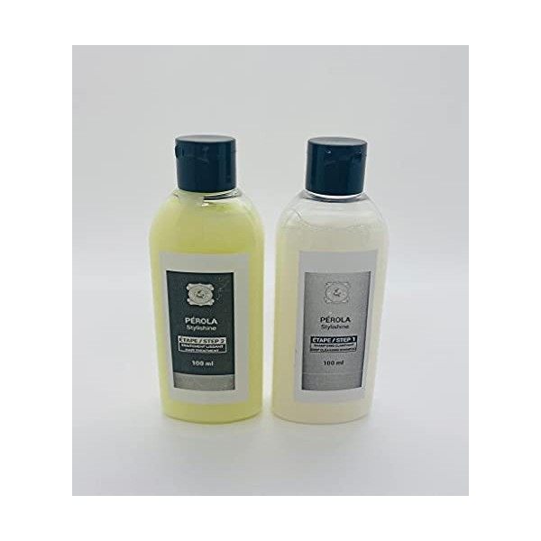 Lissage Brésilien PÉROLA DETERNITY LISS **PROMOTION EXCEPTIONNELLE** MULTI TAILLE 2 X 100ML Shampooing et Kératine 