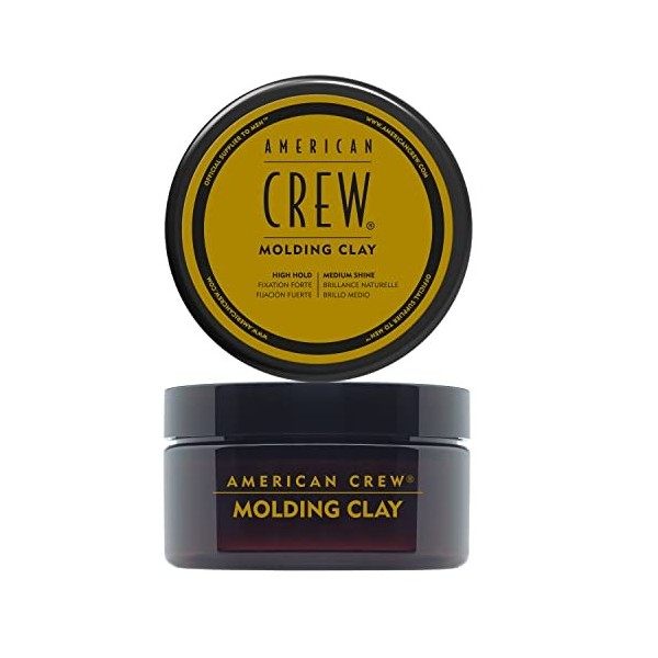 American Crew - Crème Modelante pour Cheveux - Fixation Forte et Brillance Moyene - Modeling Clay - 85ml