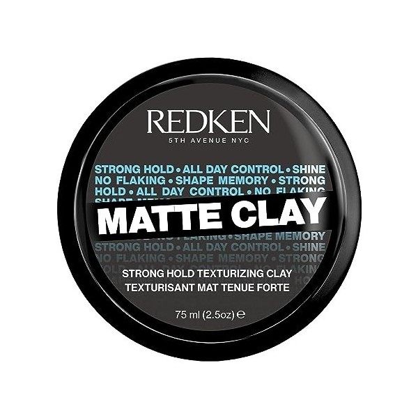 Redken, Cire Modelante à lArgile pour Effet Déconstruit, Texture légère, Touché Souple, Sans Résidu, Pour Tous Types de Chev