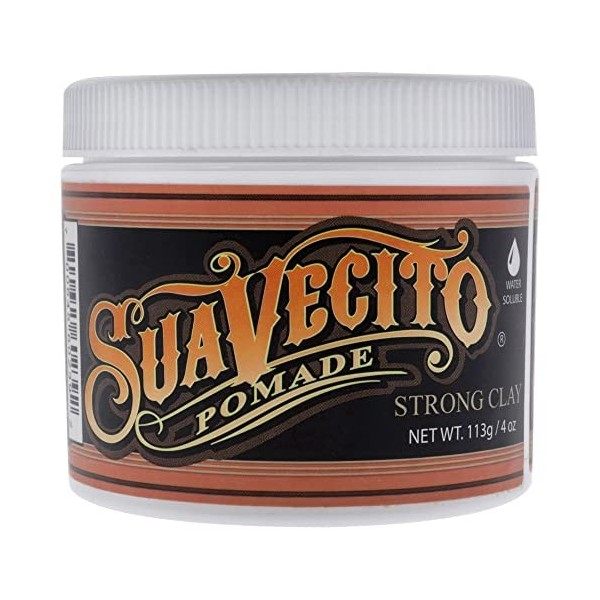 Suavecito Pomade Firme Clay, Strong Hold Hair Clay For Men, Low Shine Matte Hair Clay, Pomade For Natural Texture Hairstyles,