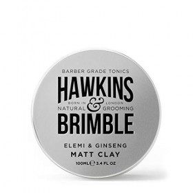Hawkins & Brimble Pommade Coiffante à lArgile | Cire Mat Cheveaux pour Homme | 100 ml