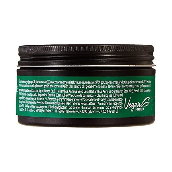 Got2b Phenomenal Texturizing Clay Pâte à cheveux 100 ml