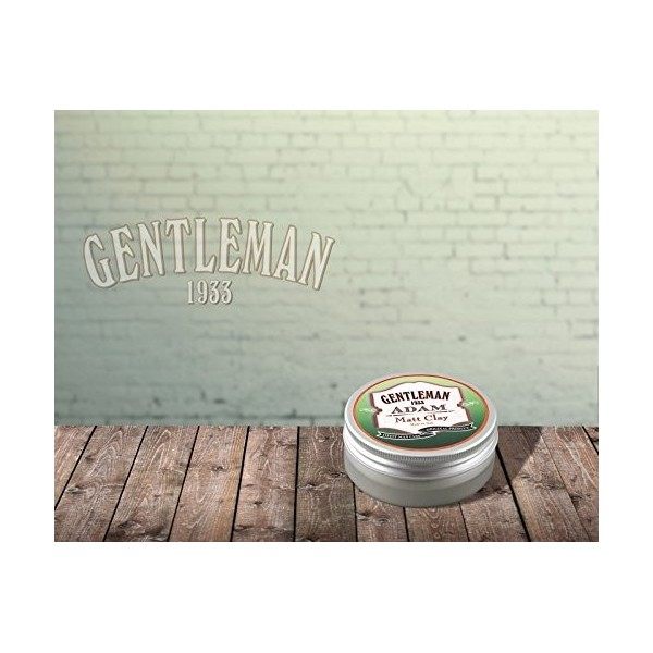 GENTLEMAN 1933 - Matt Clay Adam - 100ml - Argilla modellante per definire lo stile con effetto opaco - Tenuta Strong