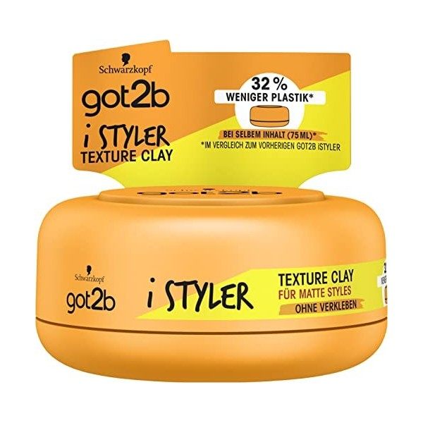 Schwarzkopf got2b Clay iStyler Texture Clay 75 ml