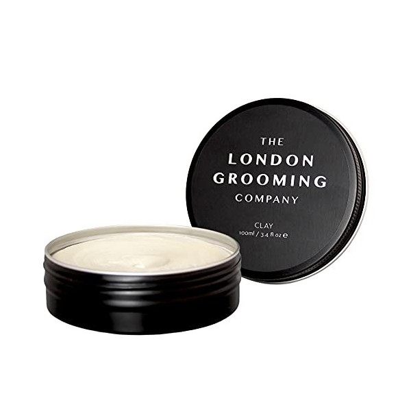 The London Grooming Company Argile à Cheveux Pour Homme | Maintient ferme toute la journée | Finition mate | Facile à laver |