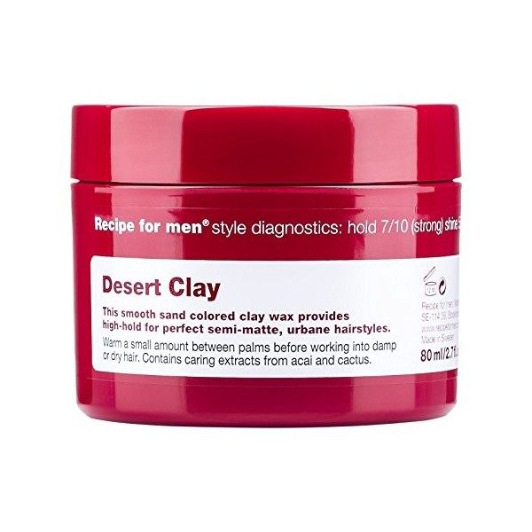 Recipe for men Desert Clay Cire 1 Unité