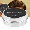 50g hommes cheveux cire cheveux argile longue durée moelleux sans odeur boue capillaire pour la coiffure