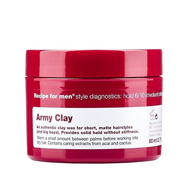 Recipe for men Army Clay Cire 1 Unité