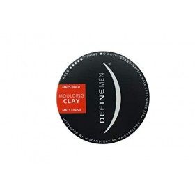 Define Men Molding Clay - Scandinavian Premium HairCare - Finition mate et tenue maximale - Produit capillaire de luxe import