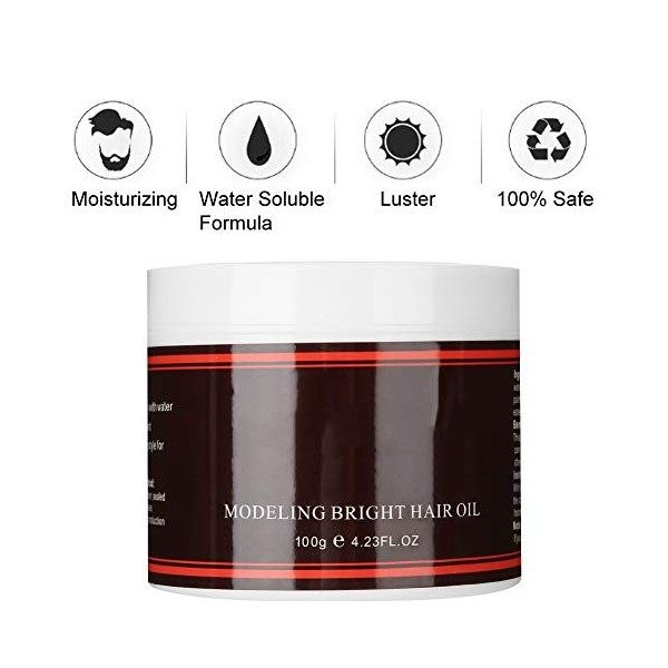 Alaaner Stylg Cla 100G Professional Retro Hair Oil Hair Clay Hair Mud For Hair Styling