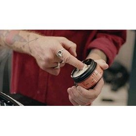 Dark Stag Matte Clay, Produit coiffant professionnel pour hommes, à base deau pour un lavage facile, tenue ferme, finition m