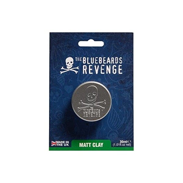 The Bluebeards Revenge Matt Clay, Medium Hold, Low Shine, Add The Texture, For Men, 30ml