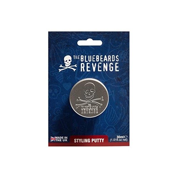 The Bluebeard Revenge, Styling Putty, To Create Messy Matt Style, For Men, 30ml