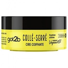 Schwarzkopf - Got2b - Cire Coiffante Fixante Cheveux - Fixation Ultime - Collé Serré - Sans Effet Carton - Utilisation sur Ch...