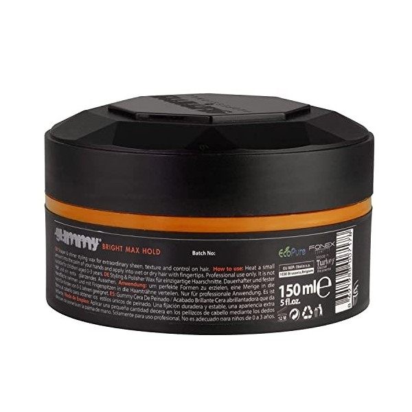 FONEX GUMMY Bright Finish Cire Effet Mouillé 150 ml Cires coiffantes