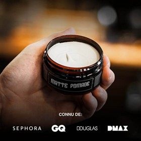 Charlemagne Matte Pomade - Pommade Cire Cheveux Homme - Fixation forte - parfum agréable - Finition matte - Cire coiffante ma...