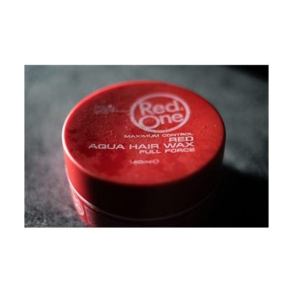 RedOne Cire Aquatique Coiffante Rouge 150 ml | Contrôle des bords | Ultra-tenue | Cire capillaire pour hommes et femmes | Par