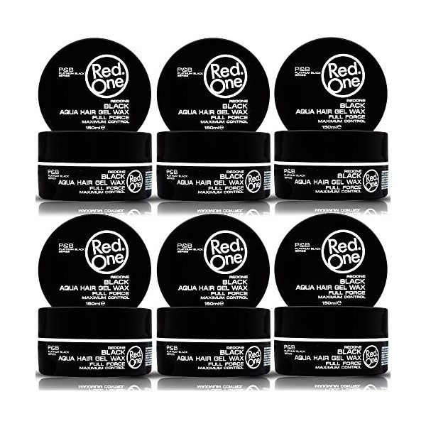 Redone Cire Aquatique Coiffante Noir 150 ML | Maintien supplémentaire | pour Hommes et Femmes | Aspect Brillant Longue durée ...