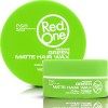 Redone Cire Mate Coiffante Vert 150 ml | Aspect Mat | No Shine Cire | Ultra-Tenue | Cire Capillaire Pour Hommes Et Femmes | P...
