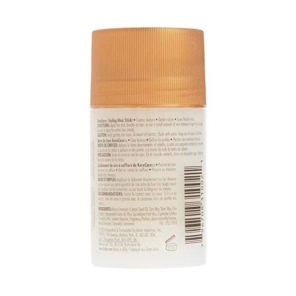 KeraCare Cire coiffante bâton de cire 2,6 oz/75 g Cires coiffantes
