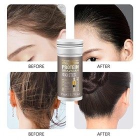 Bâton de Cire pour Cheveux, Wax Stick pour Cheveux, Bâton de Pommade Capillaire, Bâton de Cire Coiffante, Cire de Finition po...