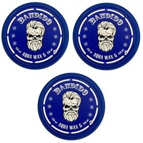 Bandido Hair Wax Blue Lot de 3 pots de cire pour cheveux Cires coiffantes
