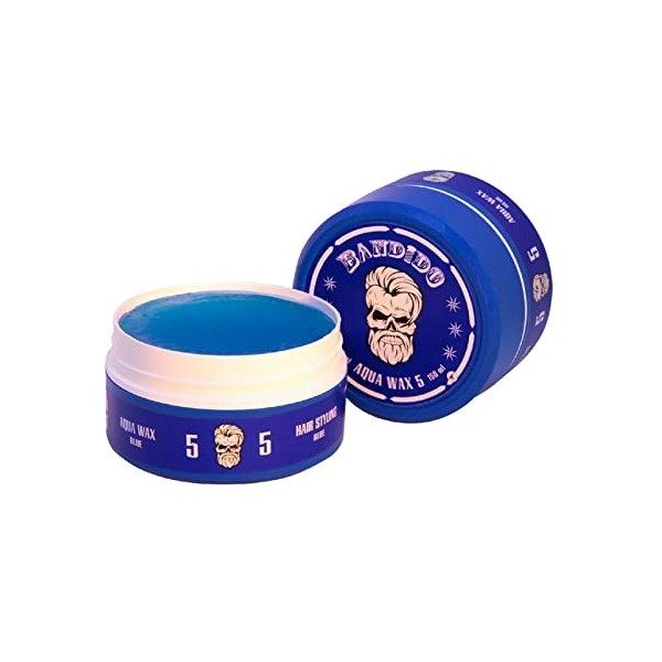 Bandido Hair Wax Blue Lot de 3 pots de cire pour cheveux Cires coiffantes