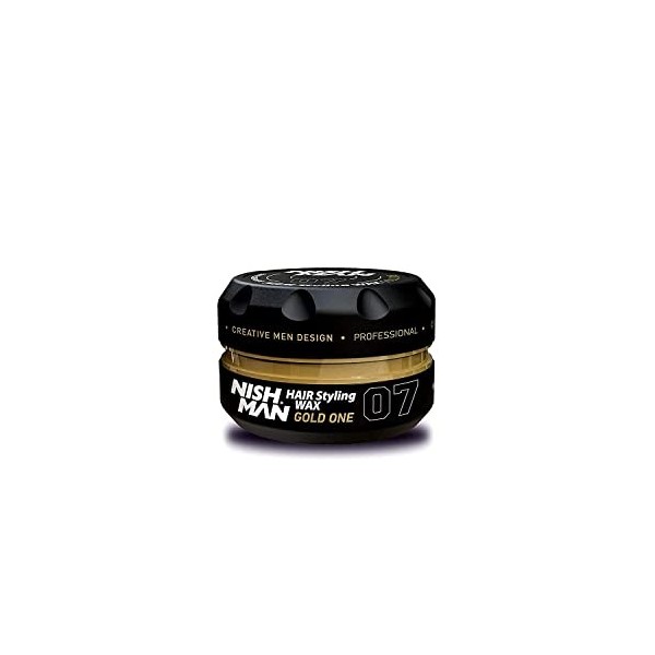 Nishman - Série de coiffure 150ml, 07 Gold One AQUA WAX 