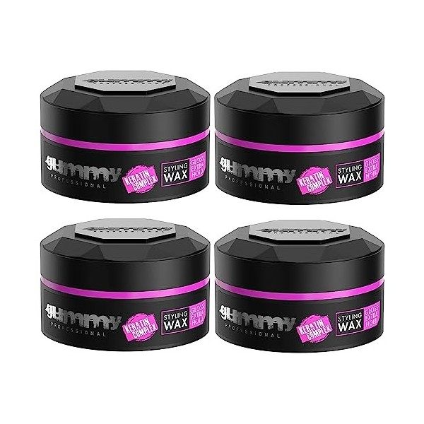 Fonex Gummy Cire de coiffage Extra Gloss 150 ml x3 Cires coiffantes