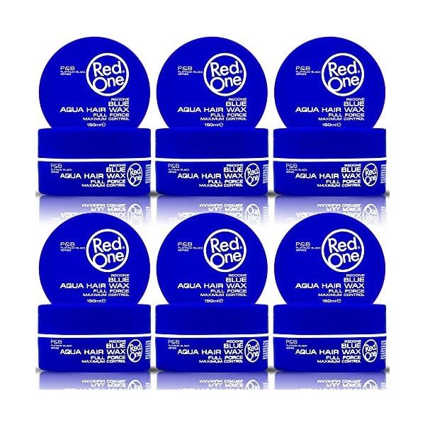 Redone Cire Aquatique Coiffante Bleu 150 ml | Forte Tenue l | Cire de gel pour les cheveux | Ultra-tenue | Cire capillaire po...