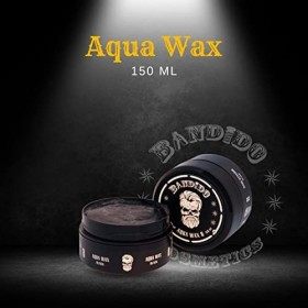Bandido Hair Wax Black Nr. 8 Cire Cheveux Aqua Cire forte Noir N ° 8 - 2 X 150ml Cires coiffantes