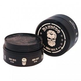 Bandido Hair Wax Black Cire Cheveux Aqua Cire forte Cires coiffantes