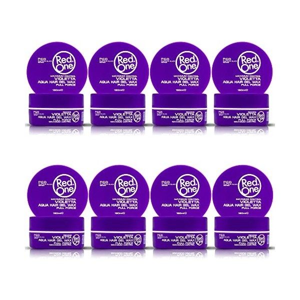 RedOne Cire Aquatique Coiffante Violette 150 ml | Contrôle des bords | Ultra-tenue | Pour hommes et Femmes | Parfum Lavande |...